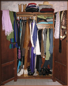 Contact Shai Thompson to help unclutter your closet . . .